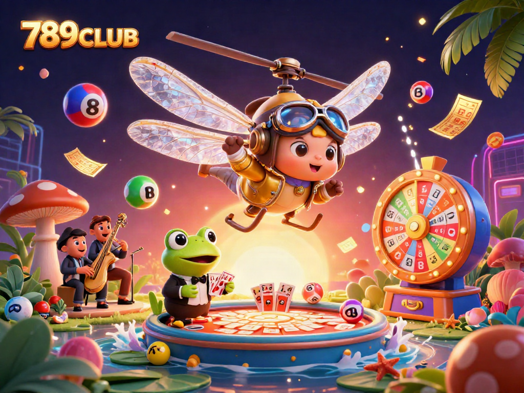 Experience thrilling games and opportunities at 789CLUB with vibrant casino action around dynamic characters.