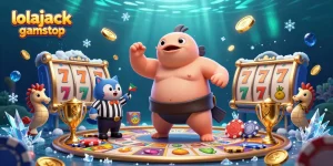 Experience the thrilling ambiance of lolajack casino gamstop with vibrant 3D cartoon characters and interactive gaming elements.