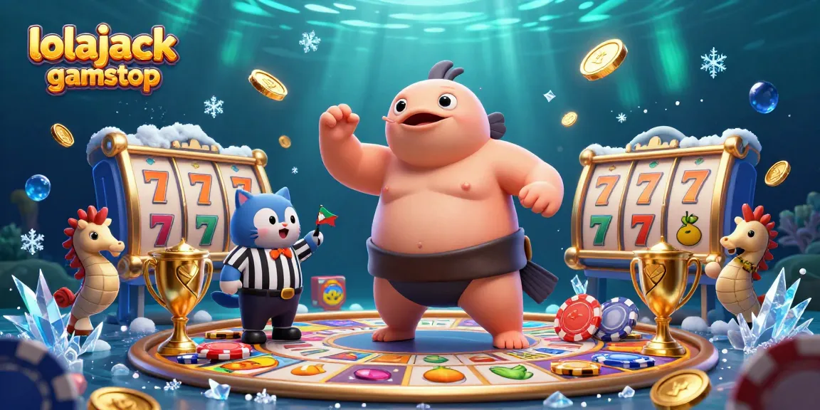 Experience the thrilling ambiance of lolajack casino gamstop with vibrant 3D cartoon characters and interactive gaming elements.